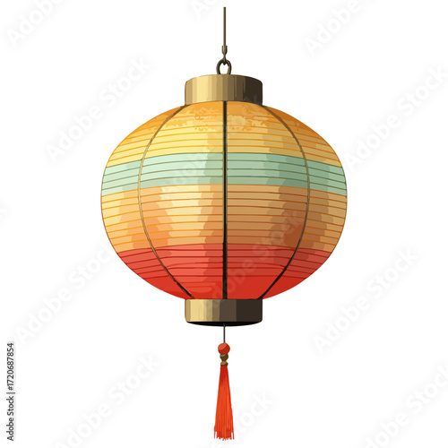 lantern, new year, vector, transparent background, festival, asia, lamp, light, street, vintage, night, streetlamp, cage, streetlight, decoration, celebration, isolated, ornament, decor, year, hang