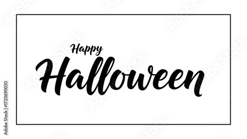 Happy Halloween Greeting: Celebrate the spooktacular season with a classic Happy Halloween greeting, perfect for sending festive messages or adding a touch of eerie charm to your designs.