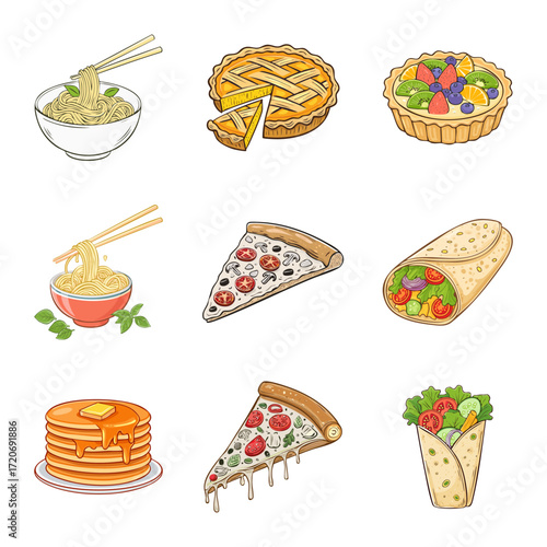 Savory and Sweet Food
