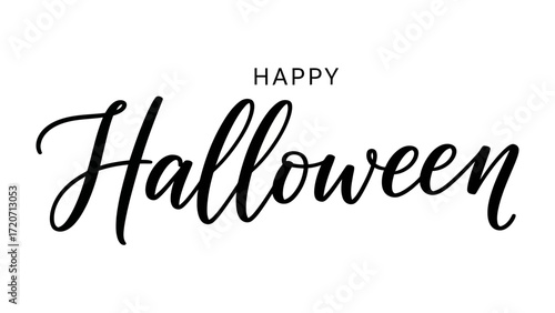 Happy Halloween: Elegant script spells out Happy Halloween, perfectly encapsulating the spirit of the spooky season. This design brings a touch of sophistication to the festive holiday.