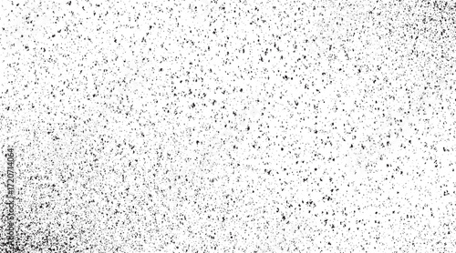 Dirty or dust film grain speck grit grunge overlay on grain dot Speckled gritty noise grain pattern overlay. Rough distress grunge black paper gradient.