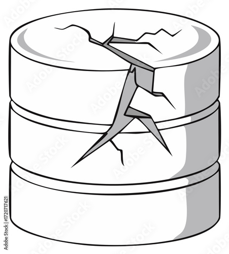 Broken Storage Stack Depicts Technology Failures or Information Systems Vulnerability