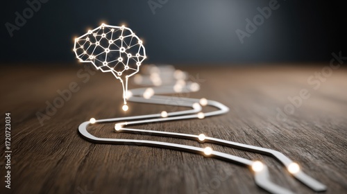 Tooth representing dental health and innovation pathways in artificial intelligence development and research roadmap