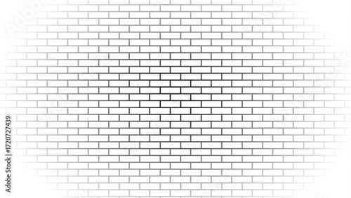 Geometric Wall Art Pattern, vector illustration, Black and white brick endless pattern background.