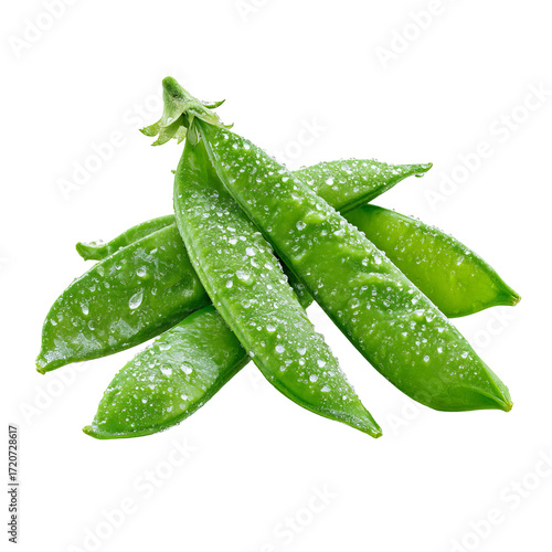 Fresh green peas with water droplets (20)