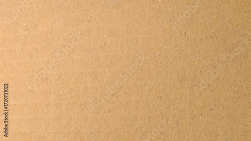 Background of brown kraft paper or cardboard texture. Abstract pattern of beige rough carton, old paper sheet, parchment or papyrus surface, vector realistic illustration