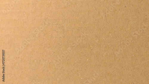 Background of brown kraft paper or cardboard texture. Abstract pattern of beige rough carton, old paper sheet, parchment or papyrus surface, vector realistic illustration