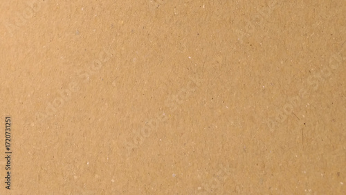 Background of brown kraft paper or cardboard texture. Abstract pattern of beige rough carton, old paper sheet, parchment or papyrus surface, vector realistic illustration