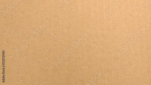Background of brown kraft paper or cardboard texture. Abstract pattern of beige rough carton, old paper sheet, parchment or papyrus surface, vector realistic illustration