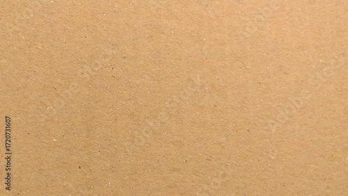 Background of brown kraft paper or cardboard texture. Abstract pattern of beige rough carton, old paper sheet, parchment or papyrus surface, vector realistic illustration