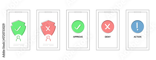 App Error, Warning & Success Doodle Screens UI Screens Pack