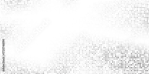 Vector wave halftone gradient background. Faded grit noise texture abstract modern