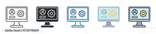 User Interface Icon Set Multiple Style Collection