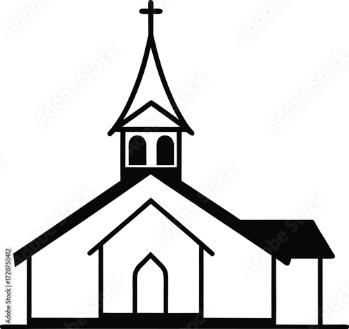 church icon vector illustration