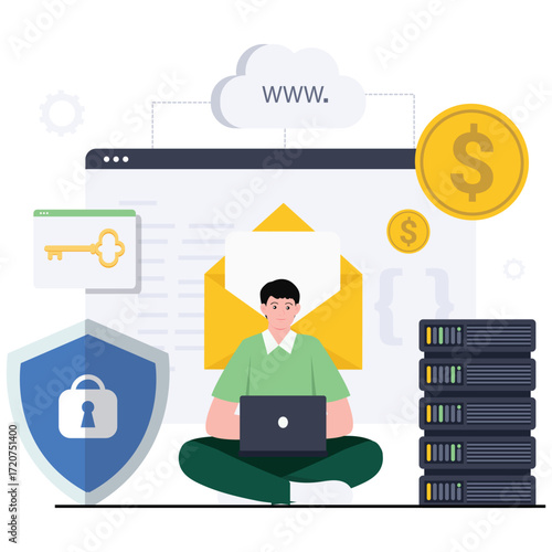 Hosting Illustration