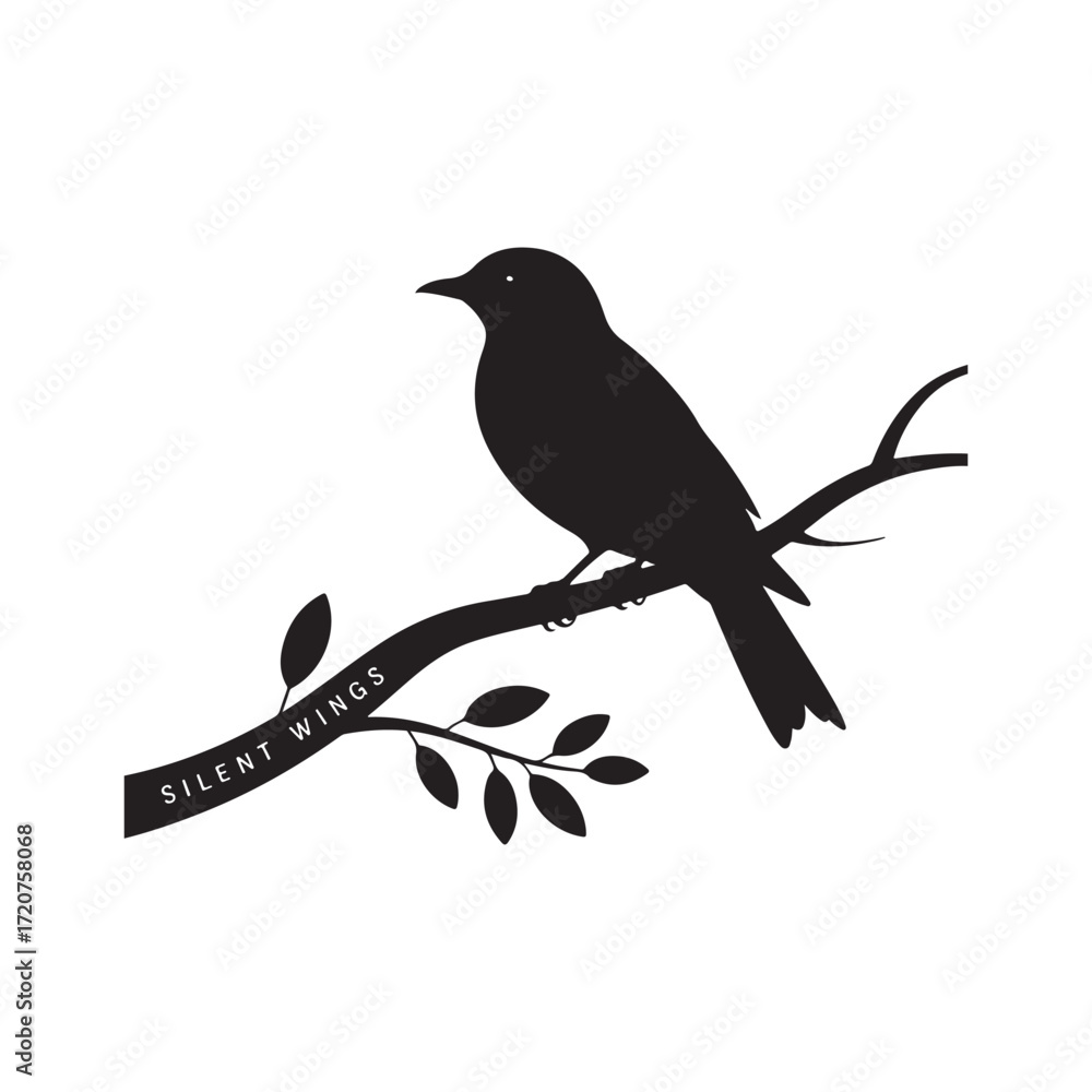 Fototapeta premium silhouette of a bird