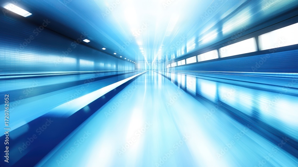 Fototapeta premium Futuristic Abstract Background with Light and Motion Blur Effect