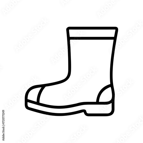 Gardening Boots For Outdoor Work Icon For Web And Graphic Design