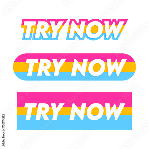 try now vector design