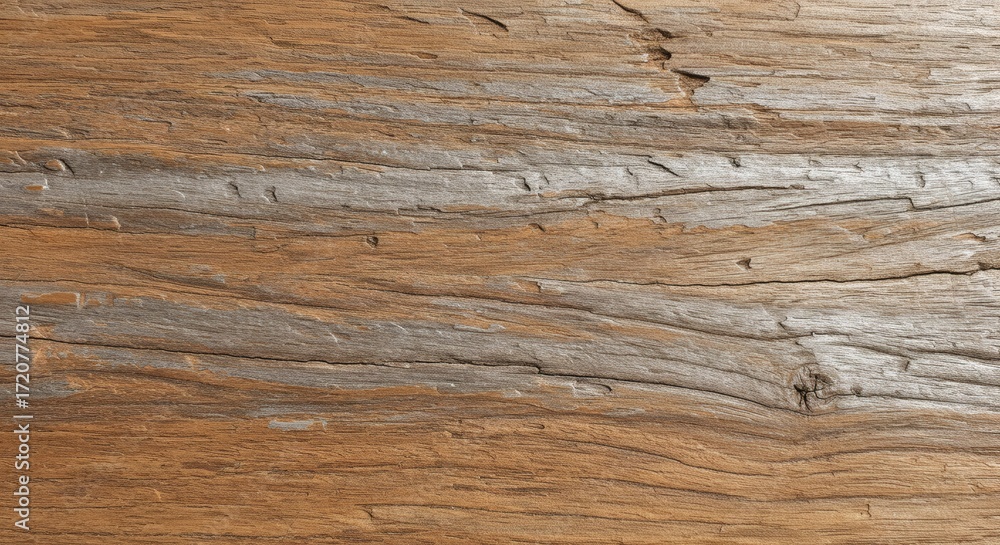Naklejka premium Weathered Teak Wood Texture