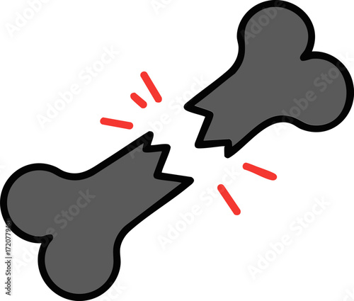 Bone Fracture Icon