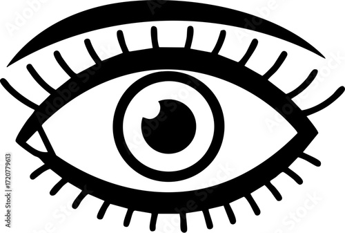 Human Eye Outline