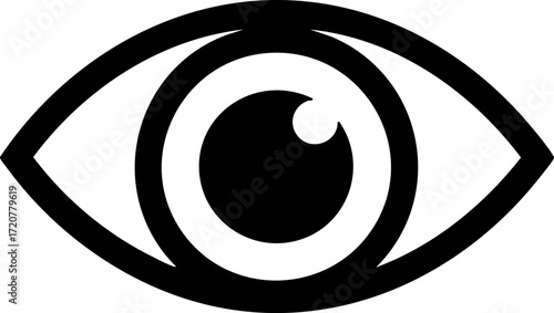 Human Eye Outline