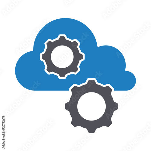 Cloud Vector Icon which can easily modify or edit