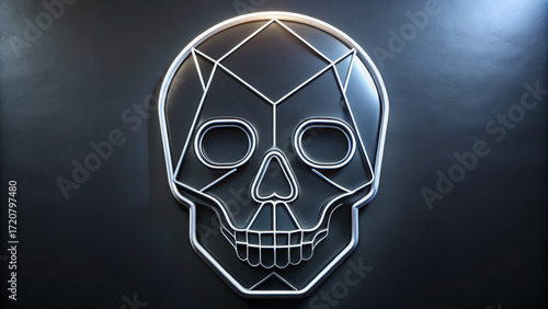 skull on black