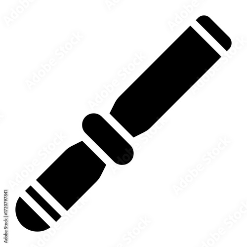 chisel glyph icon