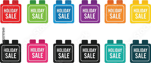 Holiday sale promotion marketing discount offer special deal vector