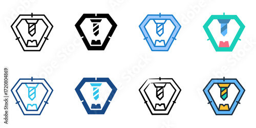 Milling icon set multiple style collection 
