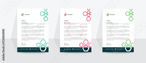 Modern Corporate Letterhead Template | Creative Corporate Letterhead Design