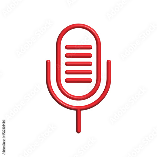 Mic icon design template