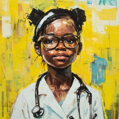 Portrait of a Young Aspiring Doctor