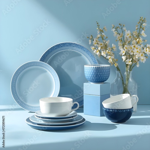 porcelain tea set