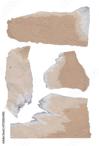 Wallpaper Mural Abstract paper textures in a soft beige palette showcasing delicate layers Torontodigital.ca