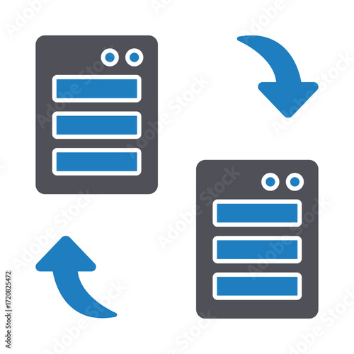  backup storage Vector Icon which can easily modify or edit