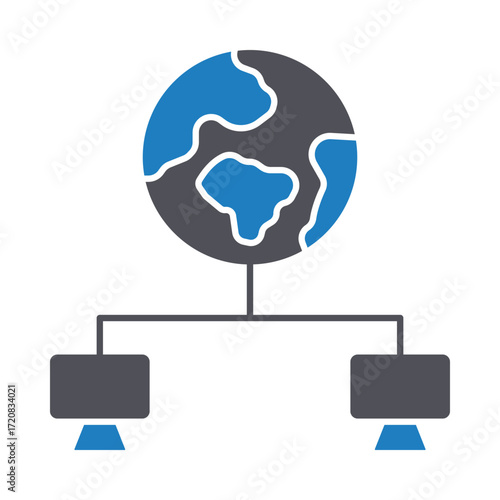 network communication  Vector Icon which can easily modify or edit