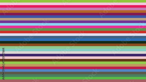 Colorful Abstract Striped Background Pattern with Numerous Tonal Variations