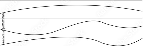Waveform Comparison: Flat, Sine, and Complex Signal Curves