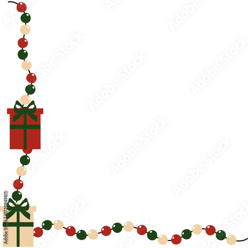 Christmas Corner with Gift