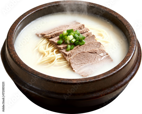 뜨거운설렁탕뚝배기요리