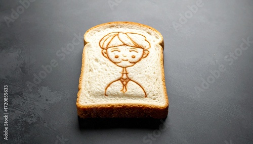 brad slice on the table 