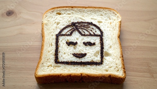 brad slice on the table 