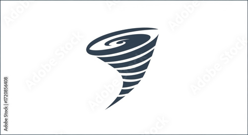 Download tornado twister vector illustration, weather storm graphic, cyclone clip art, hurricane icon image