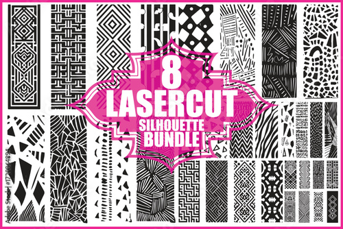 Modern Laser Cut Geometric Bundle