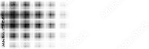 Abstract Halftone Dot Pattern Left Side Gradient for Modern Design and Textured Art