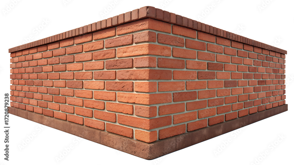 Obraz premium Small-Section-Brick-Wall