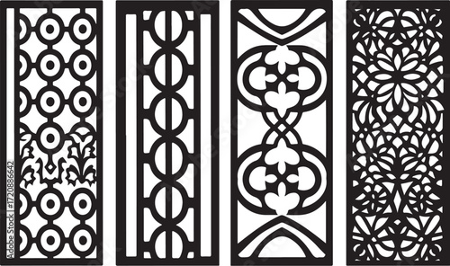 Creative Wall Panel Vector Bundle